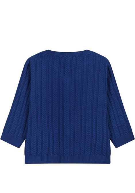 Cardigan blu con logo CARREMENT BEAU | Y05218830